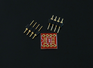 WZ-D SOP贴片转DIP8直插转换板转接PCB，2mm厚双面镀金PCB配插针