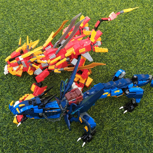 乐高幻影忍者烈火焰狮子大战动物积木拼装玩具男孩子小2022年新品