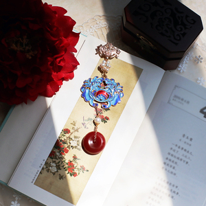 「胭脂扣」天然红玛瑙平安扣精致复古典中式压襟配旗袍挂件饰品