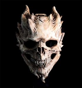skeleton skull mask death warrior 骷髅头骨面具鬼屋道具