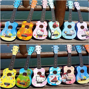 包邮儿童节礼物21寸尤克里里ukulele乌克丽丽木质玩具小吉他