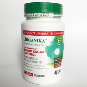 加拿大直邮organika苦瓜素胶囊血糖植物胰岛素铬糖尿150粒