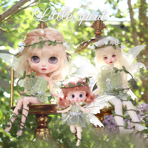丛林小精灵花仙子6分bjd娃娃衣服装材料包diy小布ob11ob24blythe