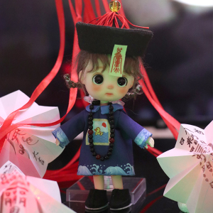 小僵尸清朝官服mollybjd娃衣材料包diyob11手工制作阿葱手作gsc