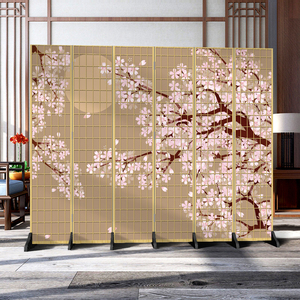 日式屏风樱花