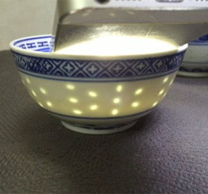 景德镇陶瓷青花瓷玲珑碗餐碗米通汤饭碗4/5/6/7/8/9/10釉下彩环保