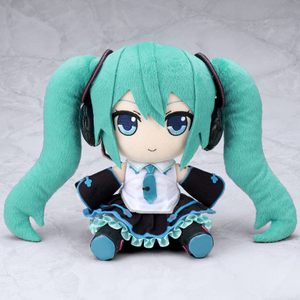 日版现货 周边 gift 初音未来 miku v4 中文版 毛绒玩偶布偶公仔