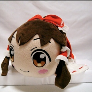 日版现货 sega 东方project 博丽灵梦 趴趴毛绒玩偶公仔景品娃娃