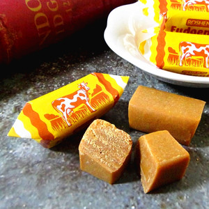 乌克兰如胜乳脂奶糖奶酪含软糖果500g散装俄罗斯进口喜糖零食儿童