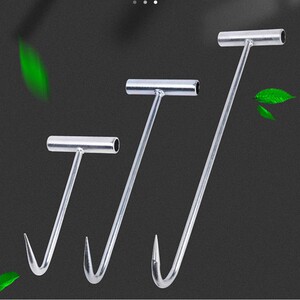 t型猪肉挂钩手拉钩牛羊挂肉钩肉钩子菜篮子钩井盖钩屠宰钩具