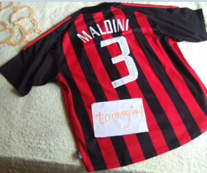 售寻 97新 正品 0203 02 03 赛季 ac 米兰 马尔蒂尼 球衣 意大利