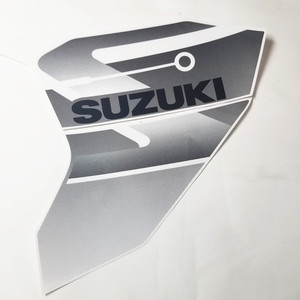 适用轻骑铃木踏板摩托车uy125t前护板贴花suzuki铃木标志贴花包邮