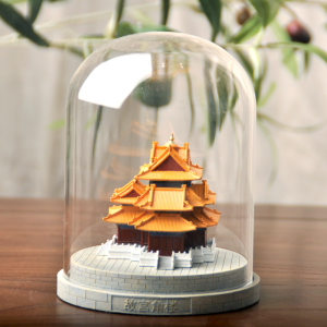 北京特色建筑礼物故宫模型角楼3d立体纯手工制作玄关造景创意摆件