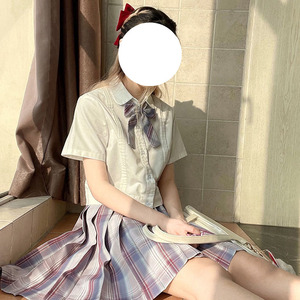 横凡雨jk制服裙正版原创现货全款夏日小清新高腰显瘦a字日系蓝莓