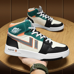 李宁aj男鞋冬季2021年韩版潮流学生高帮运动休闲板鞋增高篮球潮鞋