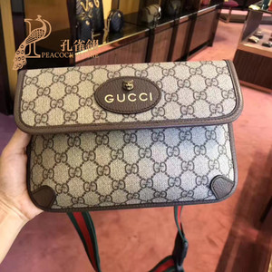 Gucci/古驰2024男女同款虎头图案复古风格设计胸包腰包gucci男女