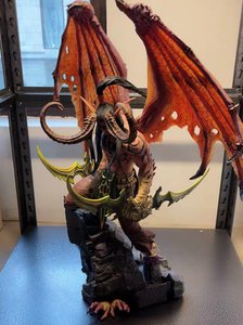 herobox定制 魔兽伊利丹手办 雕像模型