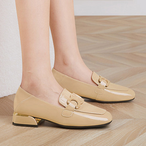 愿为 她他官方旗舰店鞋月牙儿女鞋正品2022爆款欧货卓之雅秀单鞋