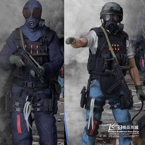 现货 soldierstory ss香港sdu飞虎队1/12兵人模型 突击手 k9队员