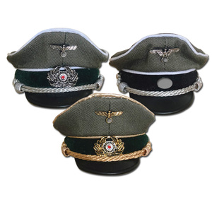 libre toy 二战德军国防军大盖帽ss大檐帽1/6兵人模型帽子散件