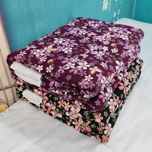 手工复古纯棉花布被子民国怀旧手缝包边棉花被民族风单人双人被套