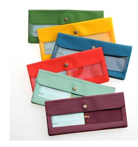 日本 原装 hightide nahe 多功能证件袋文具收纳袋细长款a6