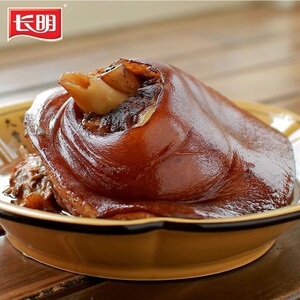 长明牛佛烘肘带骨四川特产自贡大肘子肉熟食罐装袋装真空整只肘子