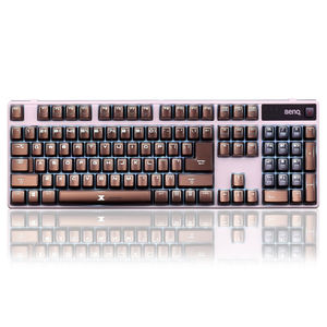 明基（BenQ）KX950昆吾剑机械键盘樱桃红轴粉光可编程全键无冲