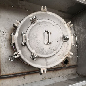 昌骅宏泰瑞江油罐车液罐车专用快开常压法兰碳钢不锈钢双盖人孔盖