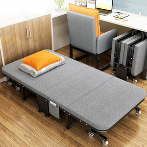 午休折叠床单人办公室便携家用简易硬板医院陪护床睡觉午睡神器床