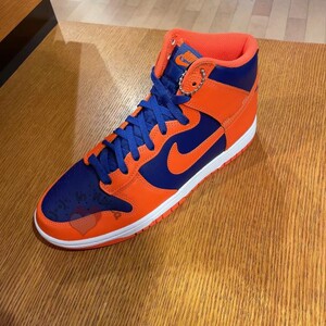 韩国直邮小小家 耐克nike dunk 蓝橙色 男款 经典篮球鞋尺码备注