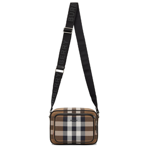 【deluxe】burberry博柏利 21fw 男士格纹休闲logo单肩包 8041676