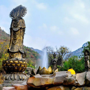 溶洞 玻璃栈道 福地洞天 玻璃吊桥 玻璃滑道票]济南青铜山大峡谷套票