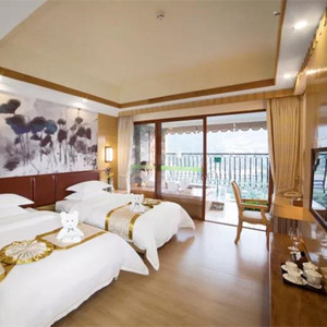 新银盏温泉度假村 早餐 晚餐 无限次温泉 可选私家温泉池