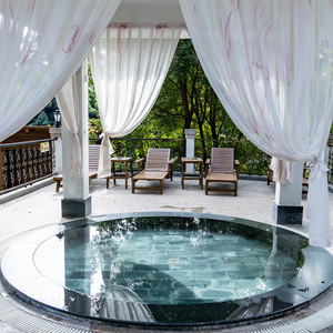 清远银盏森林温泉 双人早餐 森林露天温泉票2张