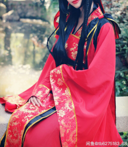 cosplay华胥引卿酒酒嫁衣婚服古装原创夏雪红黑古装大红古