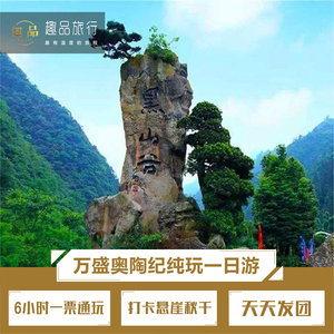 00西安新干线旅游专营店天猫[黑山谷-大门票]重庆周边旅游景区门票