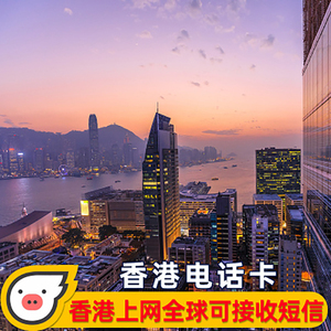 中国香港移动联通太空卡一次性短信流量上网电话注册v