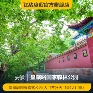 安徽宿州皇藏峪国家森林公园(大门票) 天门寺(大门票)