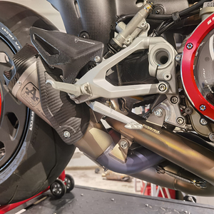 杜卡迪ducati v4街霸 arrow箭牌排气 全钛合金中尾段带特米程序