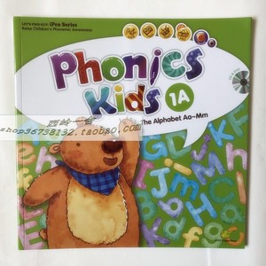 台湾东西图书版幼儿发音教材 phonics kids 1a