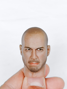 3706 1/6兵人模型 男 头雕 布鲁斯 威利斯 虎胆龙威 缩小比例