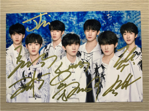 80瑶莱雅旗舰店天猫tnt时代少年团明信片宋亚轩刘耀文签名写真集