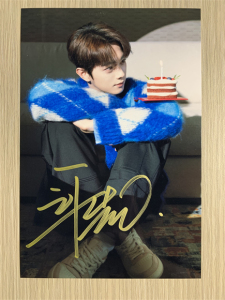 00tb051710614淘宝程潇签名照 程潇亲笔签名照许凯周边保真 程潇