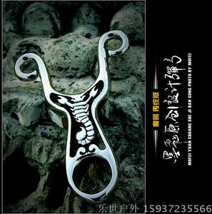 墨飞原创系列弹弓之立体雕刻魔蝎传统版弹弓 高档精品弹弓