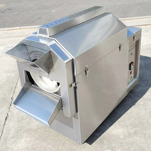 电加热炒货机商场超市全自动滚筒燃气炒板栗瓜子花生芝麻干货机器