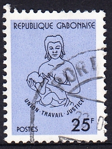 加蓬信销邮票 1981年 工会，职业与公正 9-5