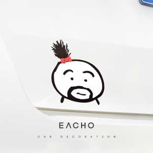 车贴纸个性创意搞笑后视镜贴纸车门车身贴网红贴画油箱盖阿呆车贴