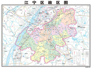 南京市江宁区乡镇地图图片