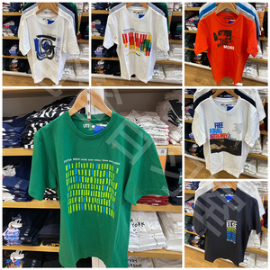 2021优衣库 男女同款联名blue note records圆领印花t恤 438065